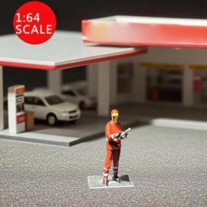 1/64 ミニチュアモデル ガソリンスタンドア...の詳細画像2