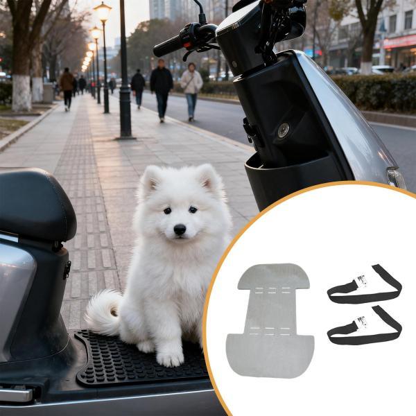 自転車用犬用キャリアフットボード 取り付け簡単 木製 アウトドア ライディング サイクリング S