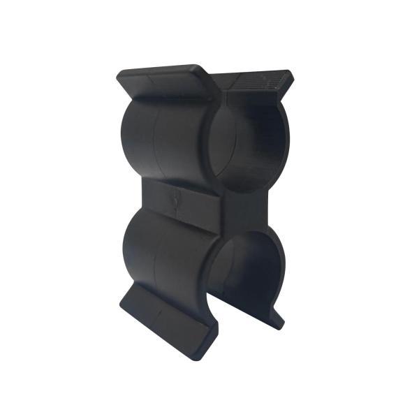 ダブルポートパイプクランプクリップチェーンリンクフェンスパネルクランプはしごアクセサリー接続パイプリ...