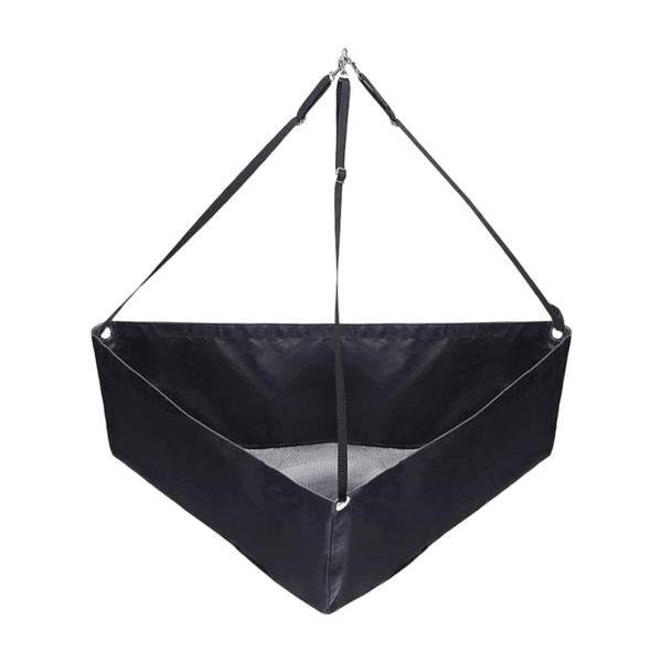 馬コーナーフィーダー馬スローフィード干し草バッグトリートディスペンサー三角コーナー干し草バッグ馬術馬...