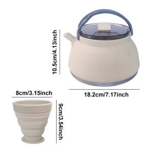 ライトカーキ キャンプ用ケトル キャンプ用のケ...の詳細画像5