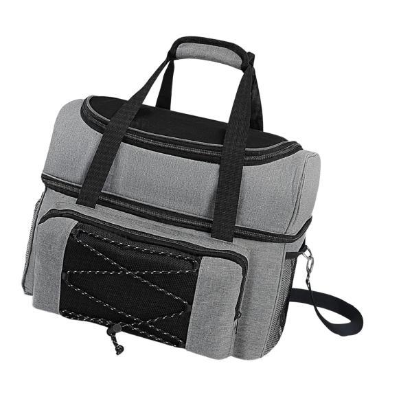 2ボール ボウリングバッグケース ボウリングトート アウトドア活動用 ボウリング用品 グレー