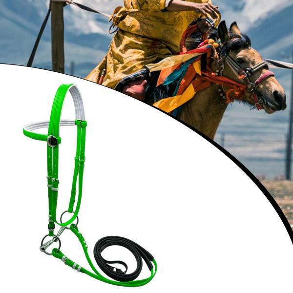 馬具（手綱付き）実用的で快適な乗馬アクセサリー ポールストラップ 135mm