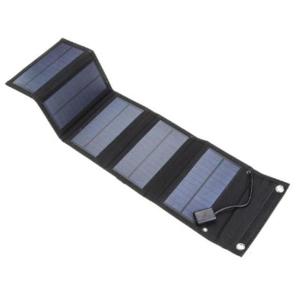 20W ソーラーパネル、折りたたみバッグ軽量、ポケット充電バッグ付き、バックパッキング、アウトドア旅行ハイキング用の折りたたみ式充電器