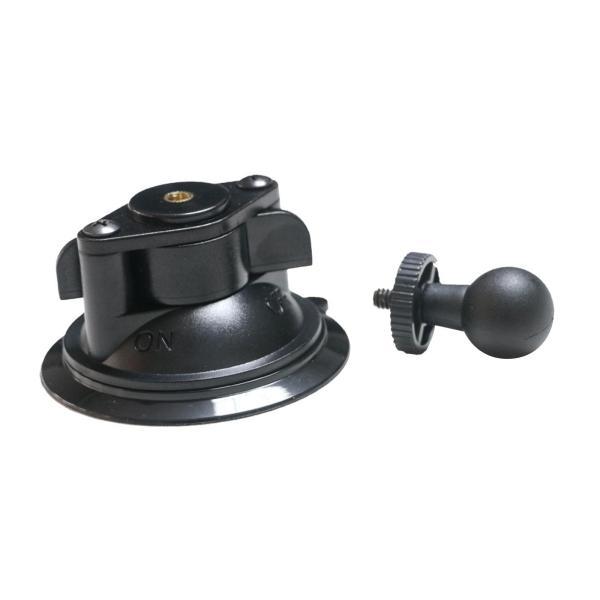 車カメラマウント アクションカメラマウント 25mm / 1インチ ボールアクセサリー 強力吸引 ス...