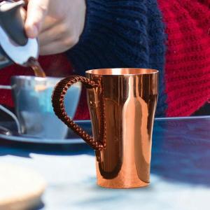 A コーヒーマグカップ 厚手の銅製ティーマグ ...の詳細画像1