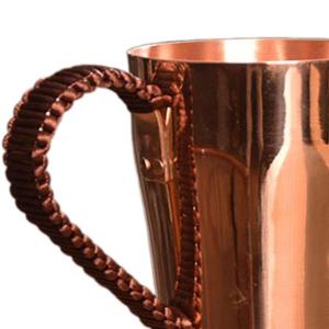 A コーヒーマグカップ 厚手の銅製ティーマグ ...の詳細画像3