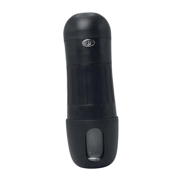 黒いポータブルエスプレッソマシン、カプセル用の旅行コーヒーマシン、挽いたコーヒー、オフィスハイキング...