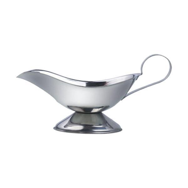 ソースボートコンテナ グレービーサービングディッシュ シロップジャー 調理キッチンピクニック用 14...