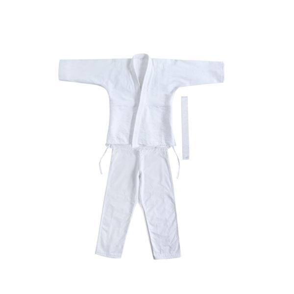 柔道着  通気性 柔術ユニフォーム 競技用 スパーリング トレーニング用 ホワイト 175cm