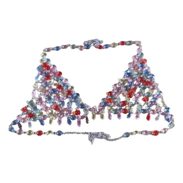 クラブレイブストリートウェアベリーダンス用レディースボディチェーンコスチュームアクセサリー