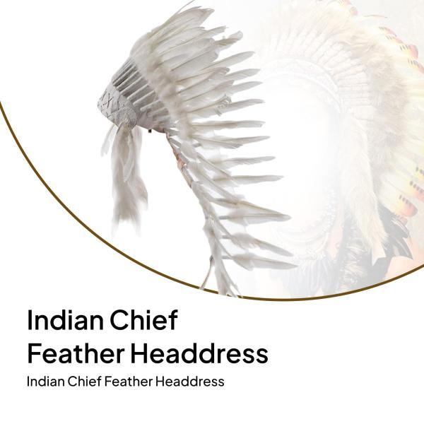 インド風の羽根飾り ダンス仮面舞踏会用ネイティブアメリカンの頭飾り