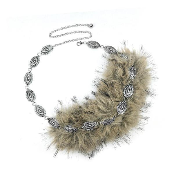 パーティーやお祝い、ステージ、ホリデーに最適な、クリエイティブな調節可能プラッシュウエストチェーン。