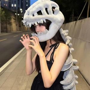 ハロウィン恐竜スケルトンコスチューム、恐竜の頭...の詳細画像4