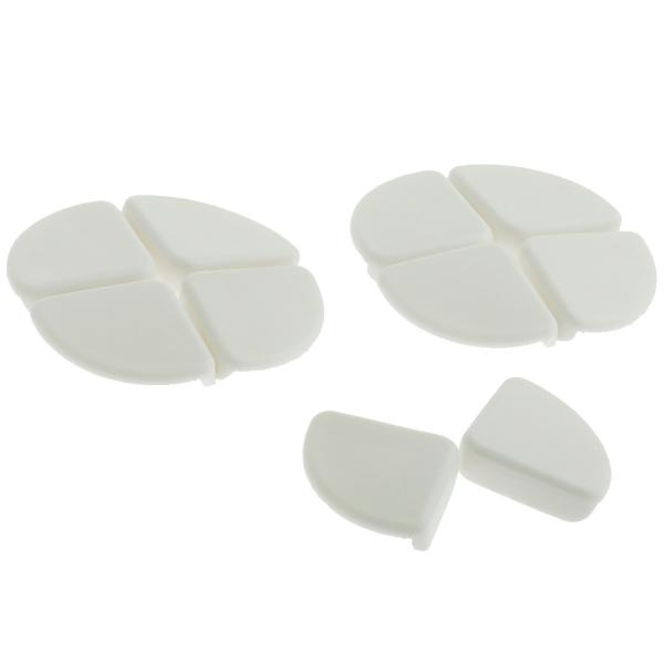 シャープエッジホワイト用10個入りベビープルーフ衝突防止コーナーガードバンパー