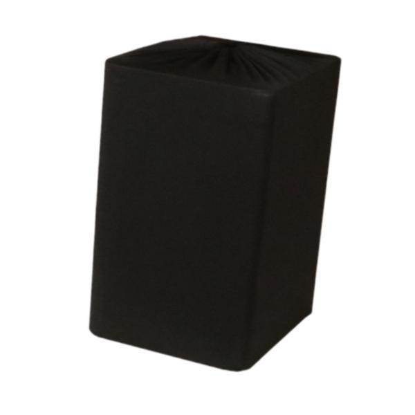 スピーカーカバー 引き紐デザイン 多目的保護 便利に使える ブラック 25x25x80cm