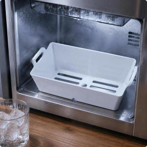 氷収納容器 通気排水対応 部品交換可 トレータイプ 軽量プラスチック 清掃容易 集める力 部品管理 整理性能 家庭、バーカウンター利用時に適用