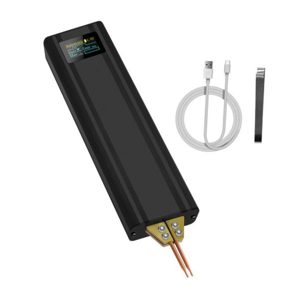 ハンドヘルドスポット溶接溶接ツールタイプCポートLCDディスプレイ画面調整可能な80ギア溶接装置