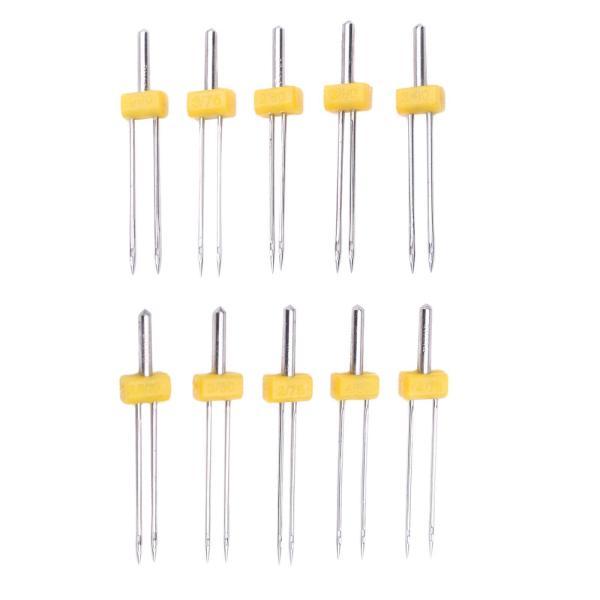 双針、家庭用ミシン用ダブルピン針、10サイズ混合2 / 90,3 / 90,4 / 90,2 / 8...