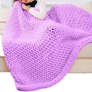 太い分厚い糸手編み Diy 重量糸スロー敷物作...の詳細画像4