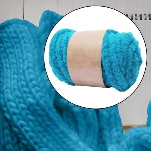 太い分厚い糸手編み DIY 重量糸スローラグ作...の詳細画像3