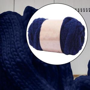 太い分厚い糸手編み DIY 重量糸スロー敷物作...の詳細画像3