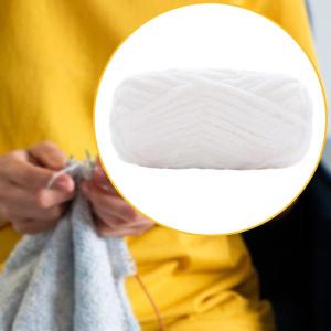 ホワイト 分厚いウール糸 分厚いウール糸アーム...の詳細画像2