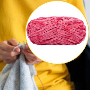 ローズレッド 分厚いウール糸 分厚いウール糸ア...の詳細画像2