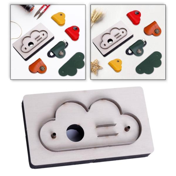 レザークラフトカッティングダイウッドレザーカッティングダイハートシェイプ切削工具DIYハンドクラフト...