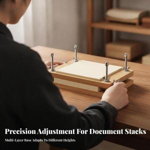竹材使用の木製レス兼製本クプとして機能する書類...の詳細画像5
