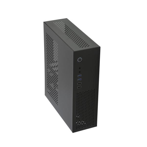 ブラック パソコンケース ミニデスクトップコンピュータケースMicroATX