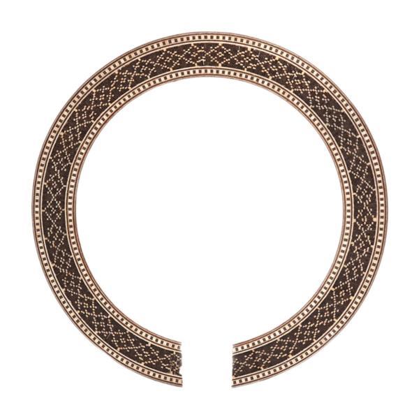 ギターロゼットデカール狭いエッジフラワーデザイン装飾コンポーネントサプライパーツウッドサウンドホール...