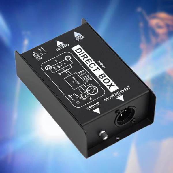 パッシブダイレクトボックス ベーススタジオ ライブDiボックス プロフェッショナルオーディオエンジニ...