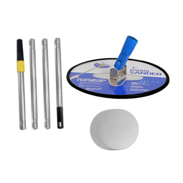 ドライウォールポールサンダーマニュアルハンドドライウォールサンダー360度ロータリープロフェッショナ...