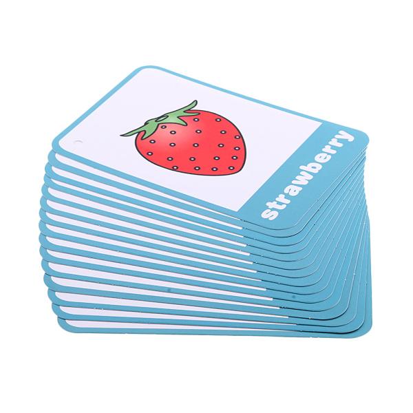 フカード  知育教育 ピクチャー ＆ 英語ワード 子供 学習カード 全12種類