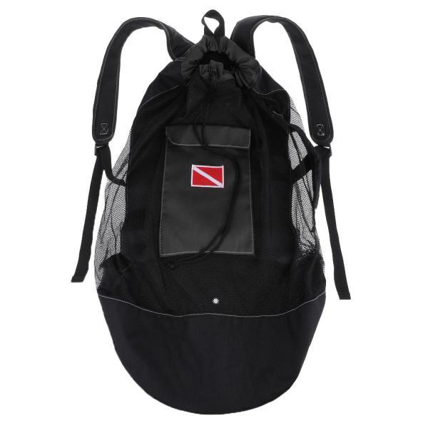 ドライバッグ スタッフバッグ メッシュバック 80L ダイビングギア シュノーケリング 装備 収納バ...