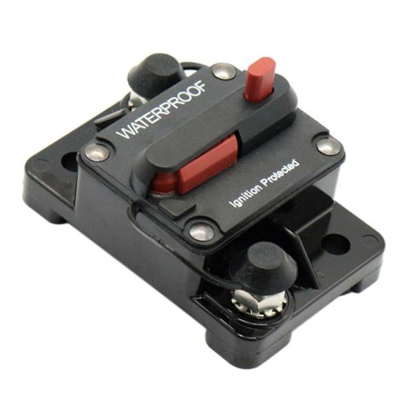 30A DC12V-32Vカーステレオオーディオインラインサーキットブレーカー手動リセット新しい