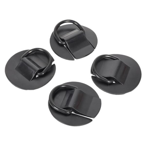 4x Dリングパッチ Dリングパッド 頑丈なデッキアクセサリー PVCコードバックル 固定バックル ...