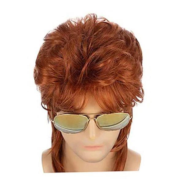 カーリー 70S 80S コスプレ衣装ウィッグ、面白いコスチュームヘアウィッグ、仮面舞踏会ハロウィン...