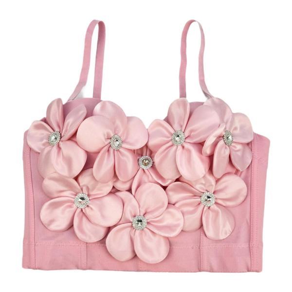 音楽祭のためのコルセットトップノースリーブブラジャータンクトップレイブナイトクラブ