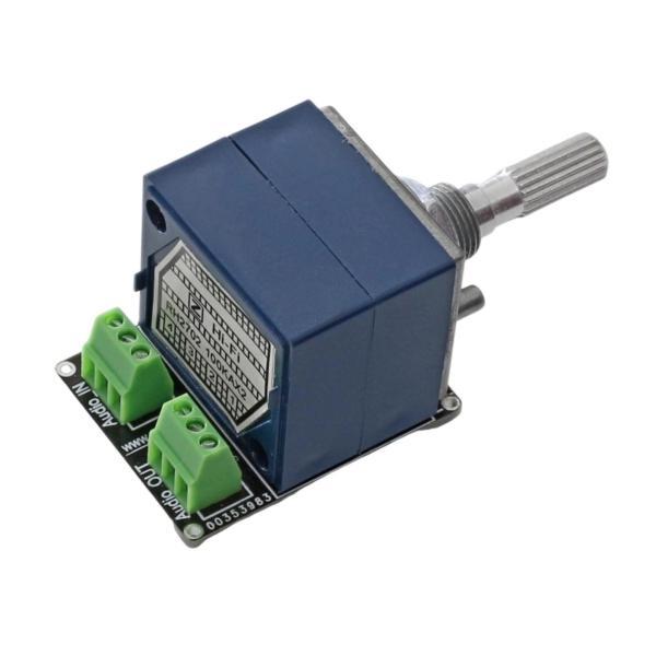 PH2702 ボリュームコントロールポテンショメータ 組み立て簡単 2チャンネル 精密シャフト長さ2...