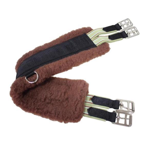 馬腹帯 馬用シンチ 軽量ステンレススチールバックル 馬場馬術用ショートストラップ 長距離乗馬 トレー...