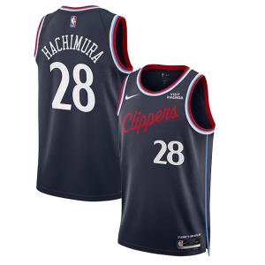 八村塁モデル 海外取寄 ナイキ レプリカユニフォーム ロサンゼルス クリッパーズ SWINGMAN JERSEY ICON EDITION NAVY LOS ANGELES CLIPPERS RUI HACHIMURA