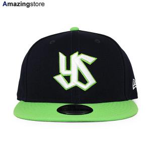 ニューエラ キャップ 9FIFTY スナップバック 東京ヤクルト スワローズ NPB TEAM LOGO SNAPBACK CAP NAVY-LIME NEW ERA TOKYO YAKULT SWALLOWS 13562069の商品画像