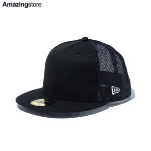 59FIFTY ニューエラ キャップ BLANK BASIC FITTED CAP BLACK-WHITE