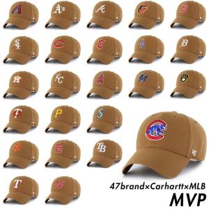 海外取寄 47ブランド MLB カーハート CARHARTT 47BRAND MVP STRAPBACK CAP BROWN