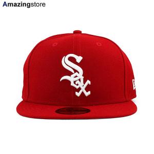 ニューエラ キャップ 59FIFTY シカゴ ホワイトソックス MLB TEAM BASIC FITTED CAP RED WHITE NEW ERA CHICAGO WHITE SOX｜amazingstore