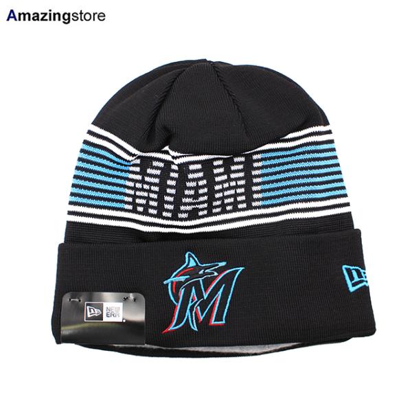 ニューエラ ニット ビーニー フロリダ マーリンズ MLB SPORTS KNIT BEANIE B...