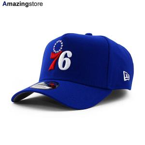 ニューエラ キャップ 9FORTY スナップバック フィラデルフィア セブンティシクサーズ NBA A-FRAME SNAPBACK CAP BLUE NEW ERA PHILADELPHIA 76ERS｜amazingstore