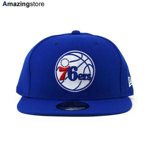 ニューエラ キャップ 9FIFTY フィラデルフィア セブンティシクサーズ  NBA TEAM-BASIC SNAPBACK CAP RYL BLUE  NEW ERA PHILADELPHIA 76ERS｜amazingstore